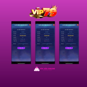 Hình ảnh người chơi xóc đĩa rút tiền tại cổng game VIP79